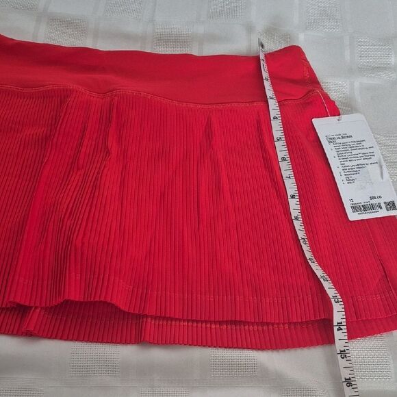Lululemon Athletica Red Pleat To Street Skirt - Picture 7 of 16